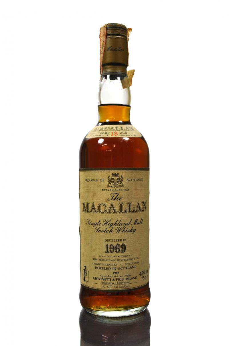 Macallan 1969-1988 - 18 Year Old - Sherry Cask