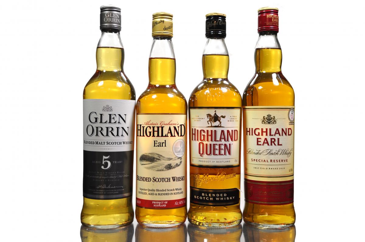 4 x Blended Whiskies