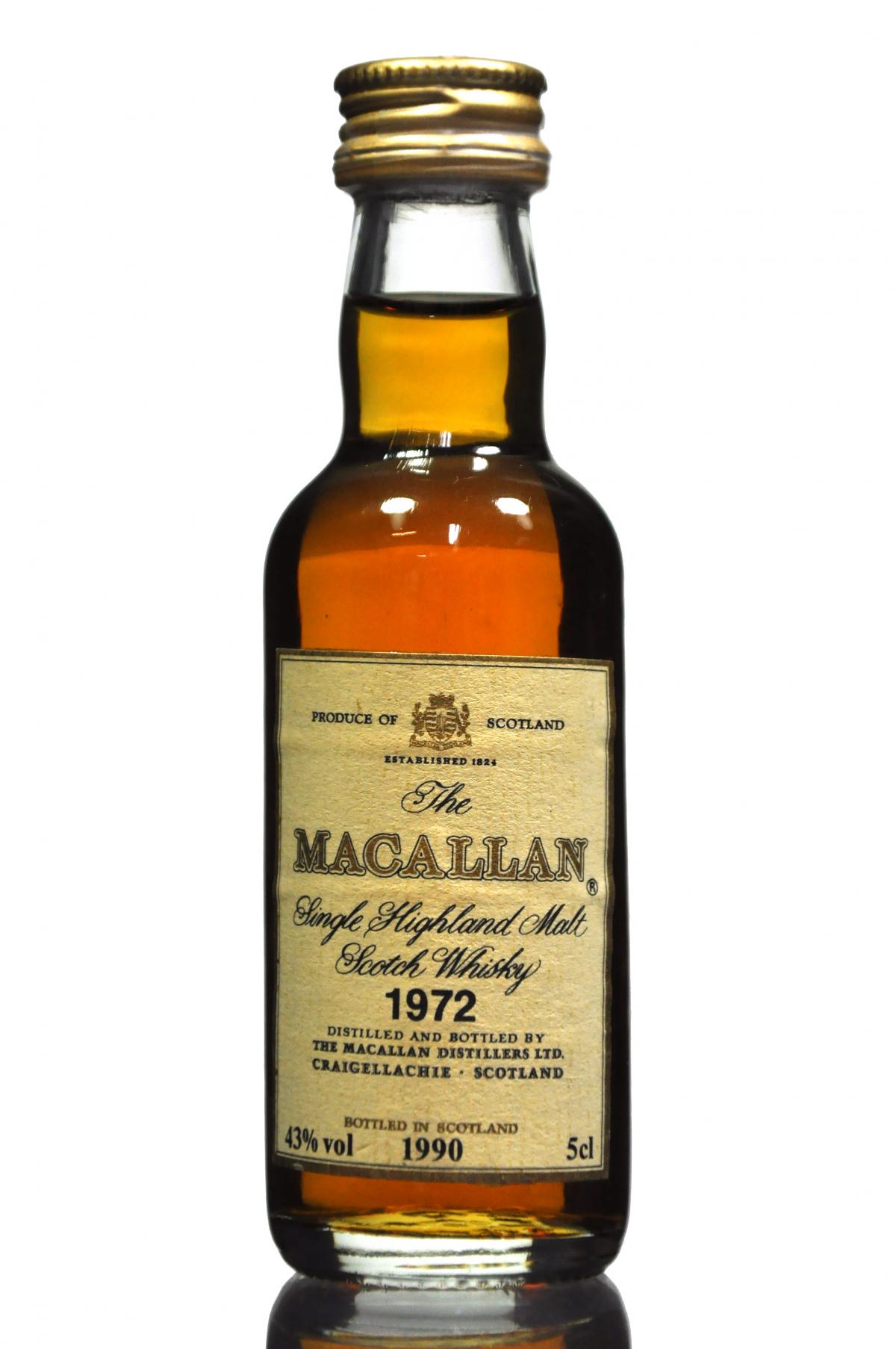 Macallan 1972-1990 Miniature