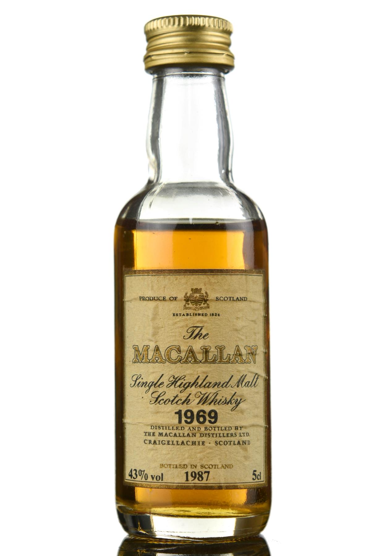 Macallan 1969-1987 Miniature