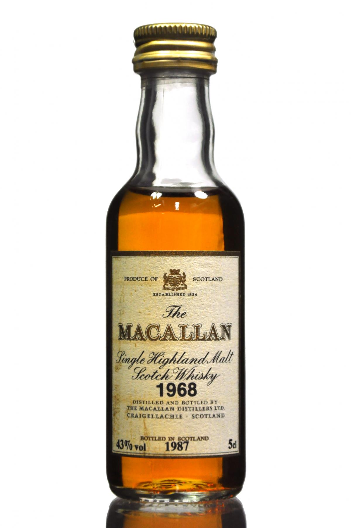 Macallan 1968-1987 Miniature