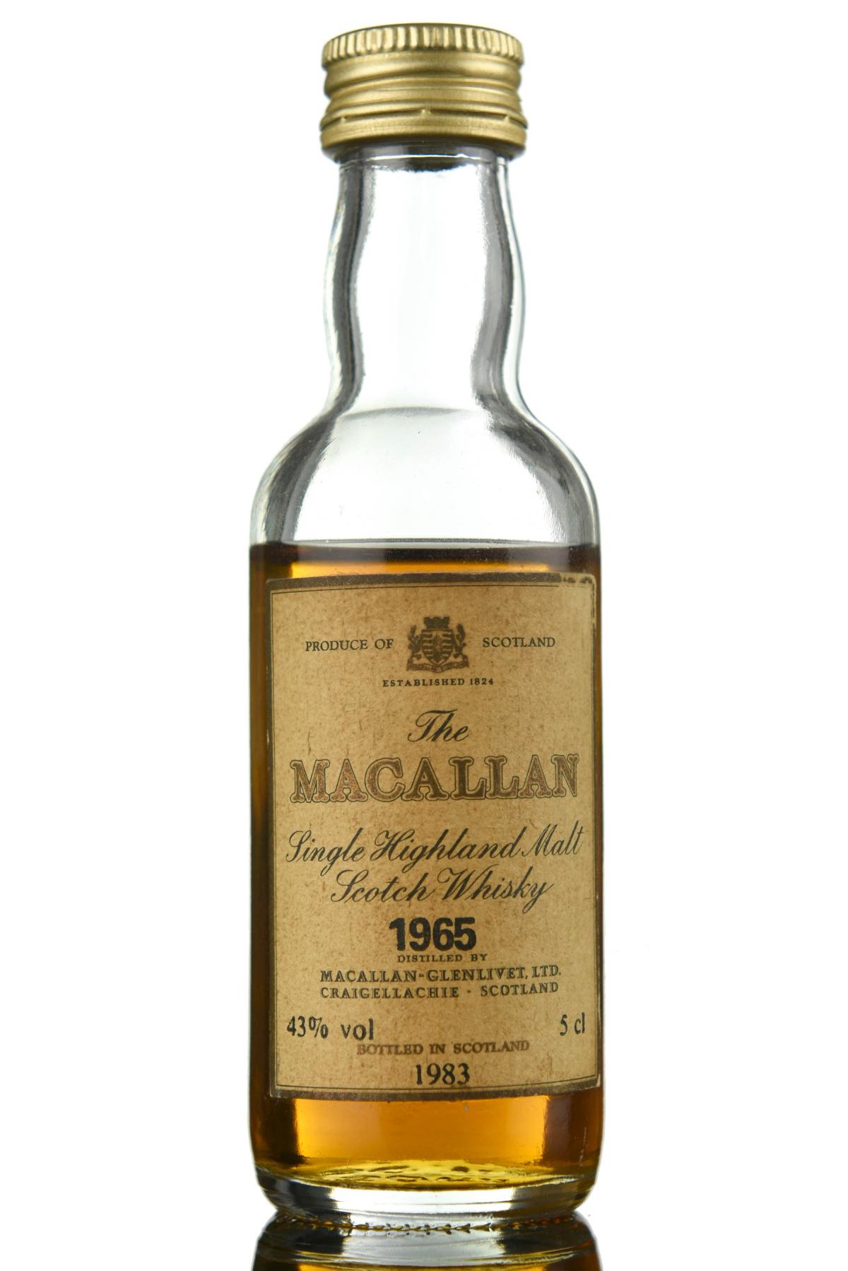 Macallan 1965-1983 Miniature