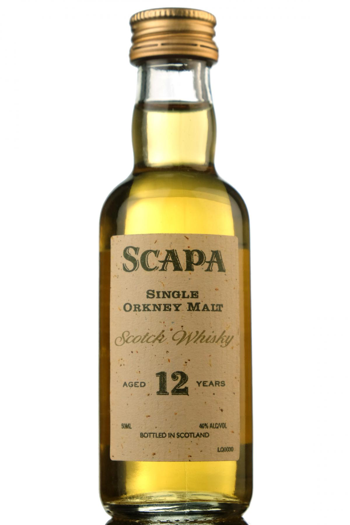 Scapa 12 Year Old Miniature