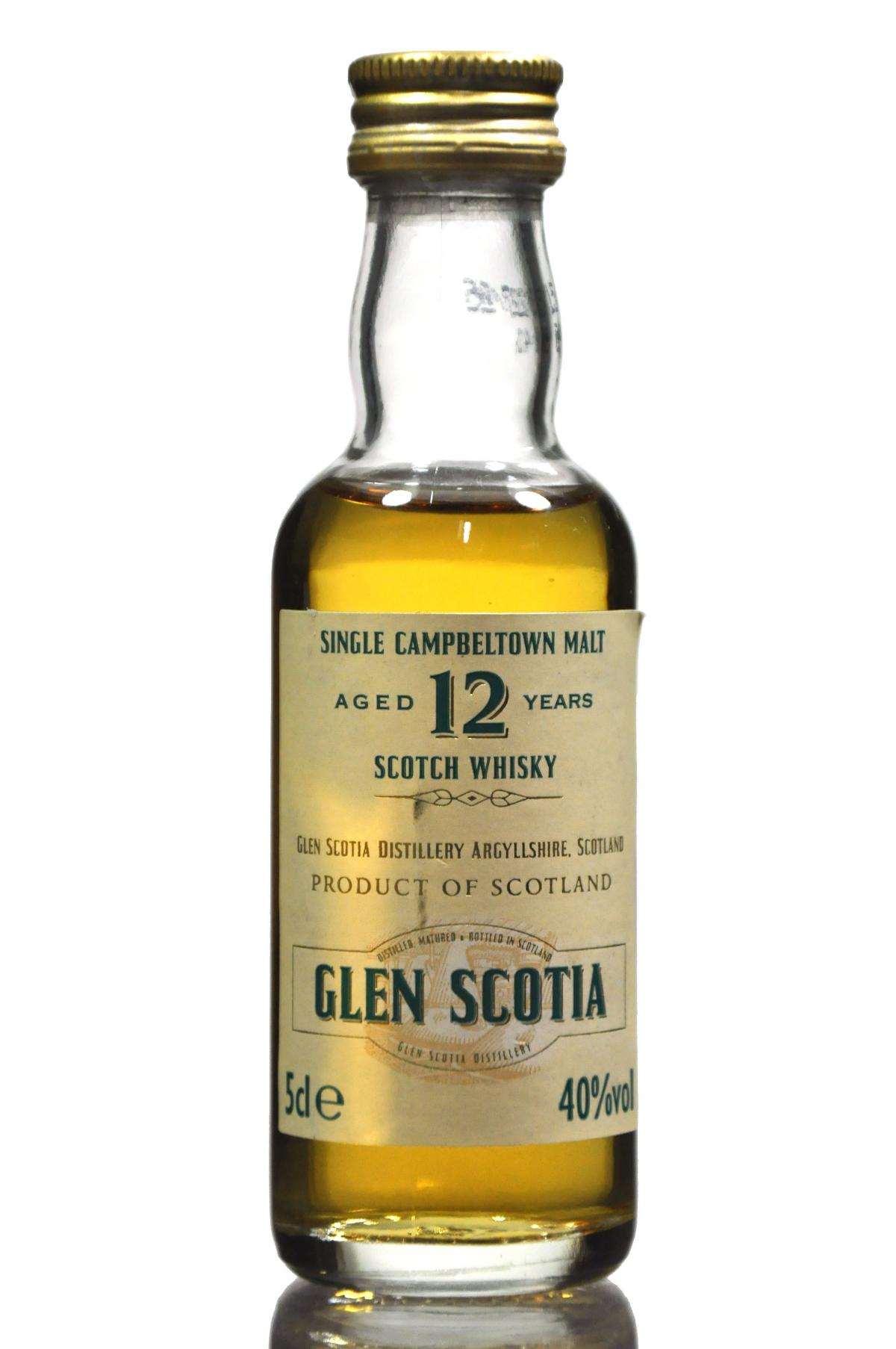 Glen Scotia 12 Year Old Miniature
