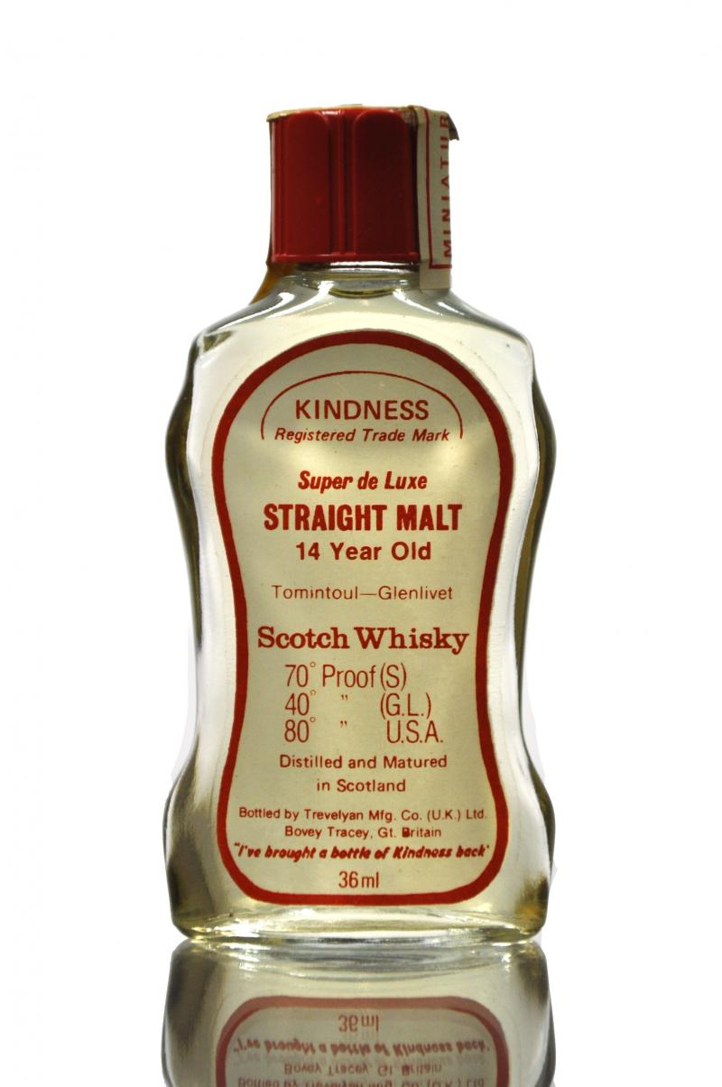 Tomintoul-Glenlivet Kindness Malt Miniature