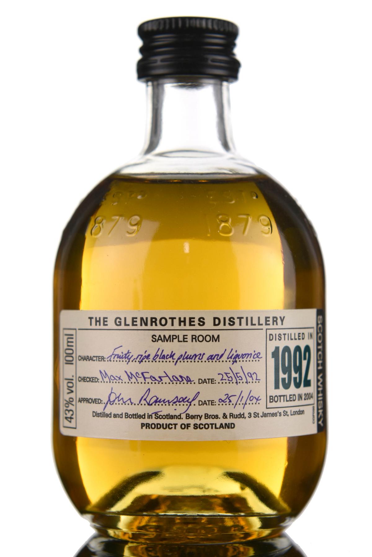 Glenrothes 1992-2004 Miniature