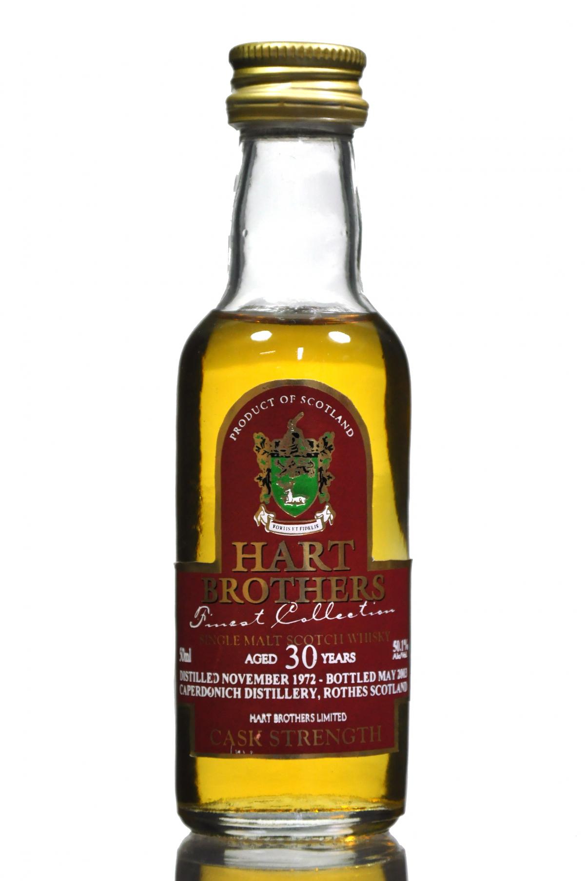 Caperdonich 1972-2003 - 30 Year Old - Hart Brothers Miniature