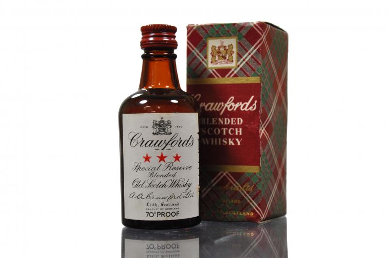 Crawford\'s 3 Star - 70 Proof Miniature