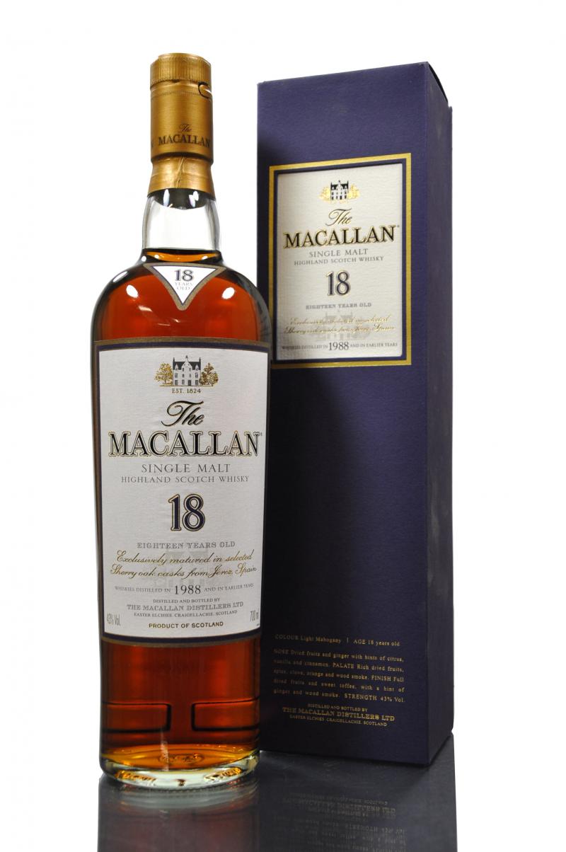 Macallan 1988 - 18 Year Old