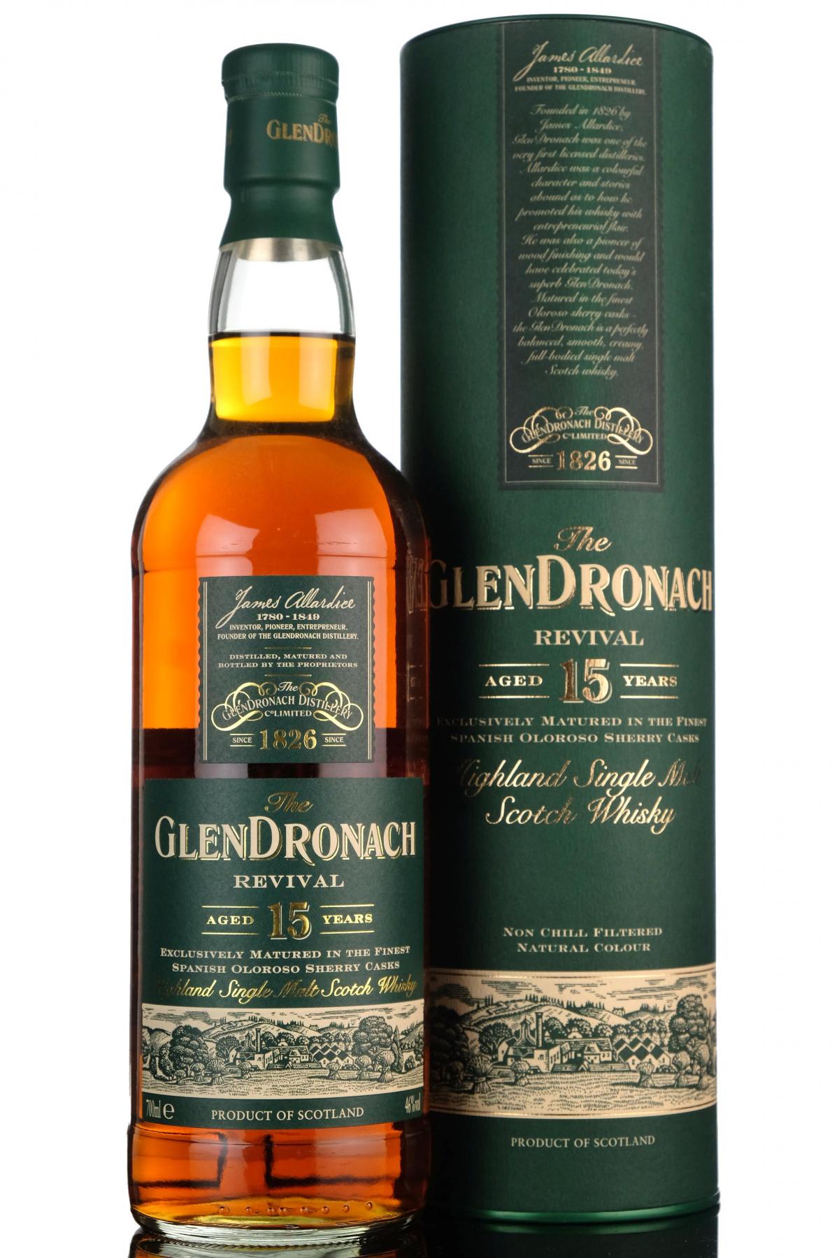 Glendronach 15 Year Old - Revival