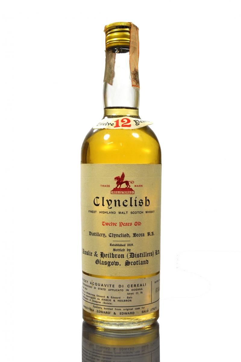 Clynelish 12 Year Old - Rotation 1969 - Italian Import