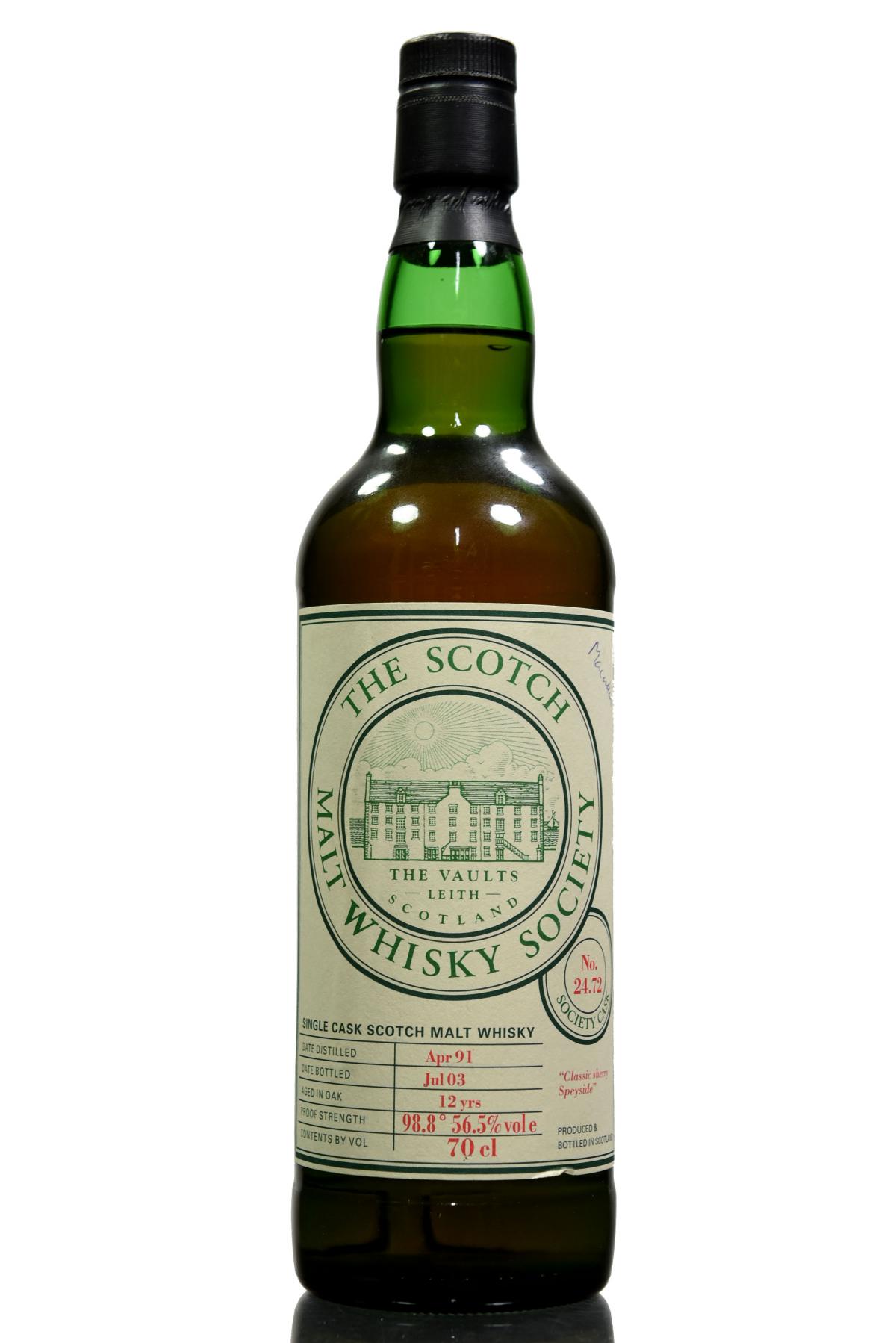 Macallan 1991-2003 - 12 Year Old - SMWS 24.72