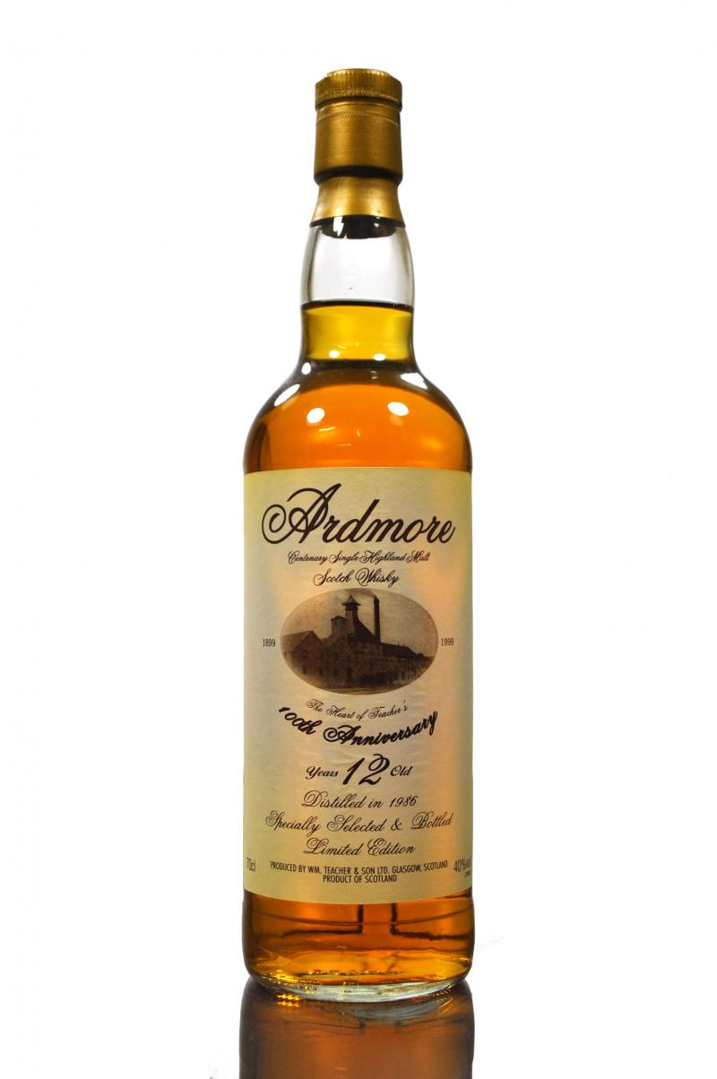 Ardmore 1986-1999 - 12 Year Old - 100th Anniversary