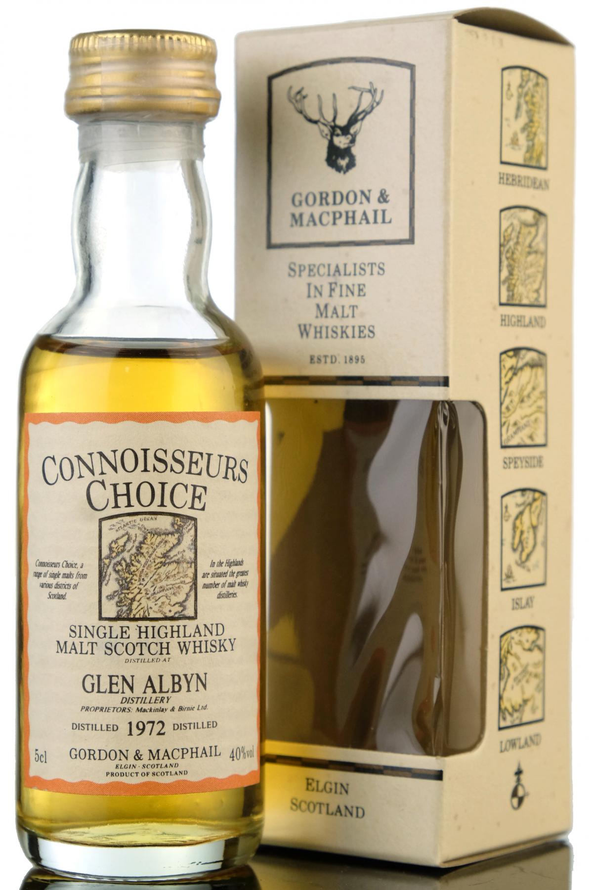 Glen Albyn 1972 - Connoisseurs Choice Miniature