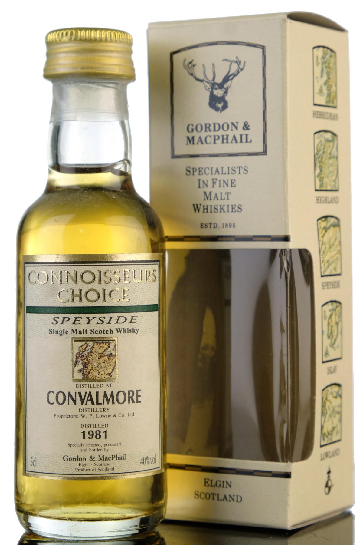 Convalmore 1981 - Connoisseurs Choice Miniature