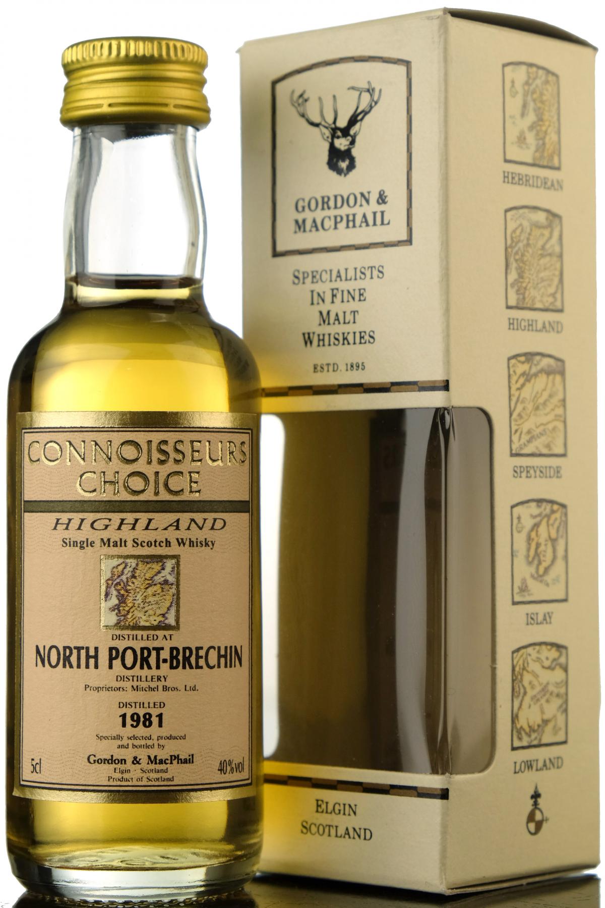 North Port-Brechin 1981 - Connoisseurs Choice Miniature