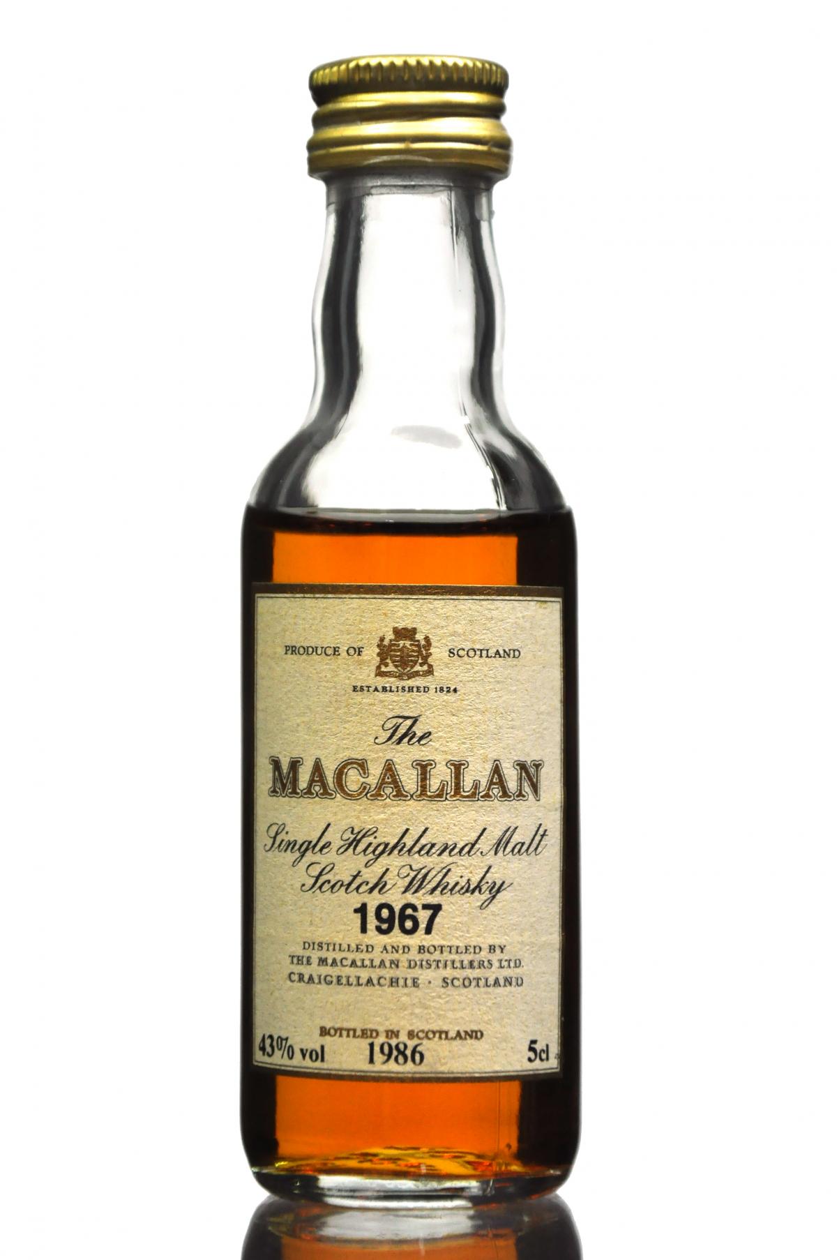 Macallan 1967-1986 Miniature