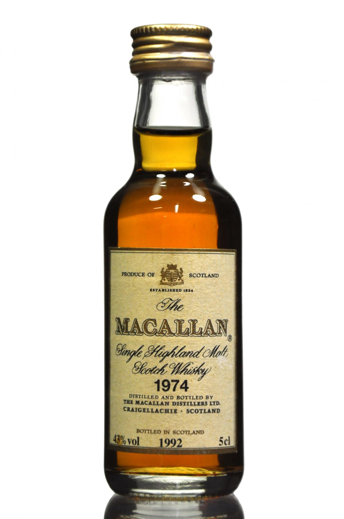 Macallan 1974-1992 Miniature