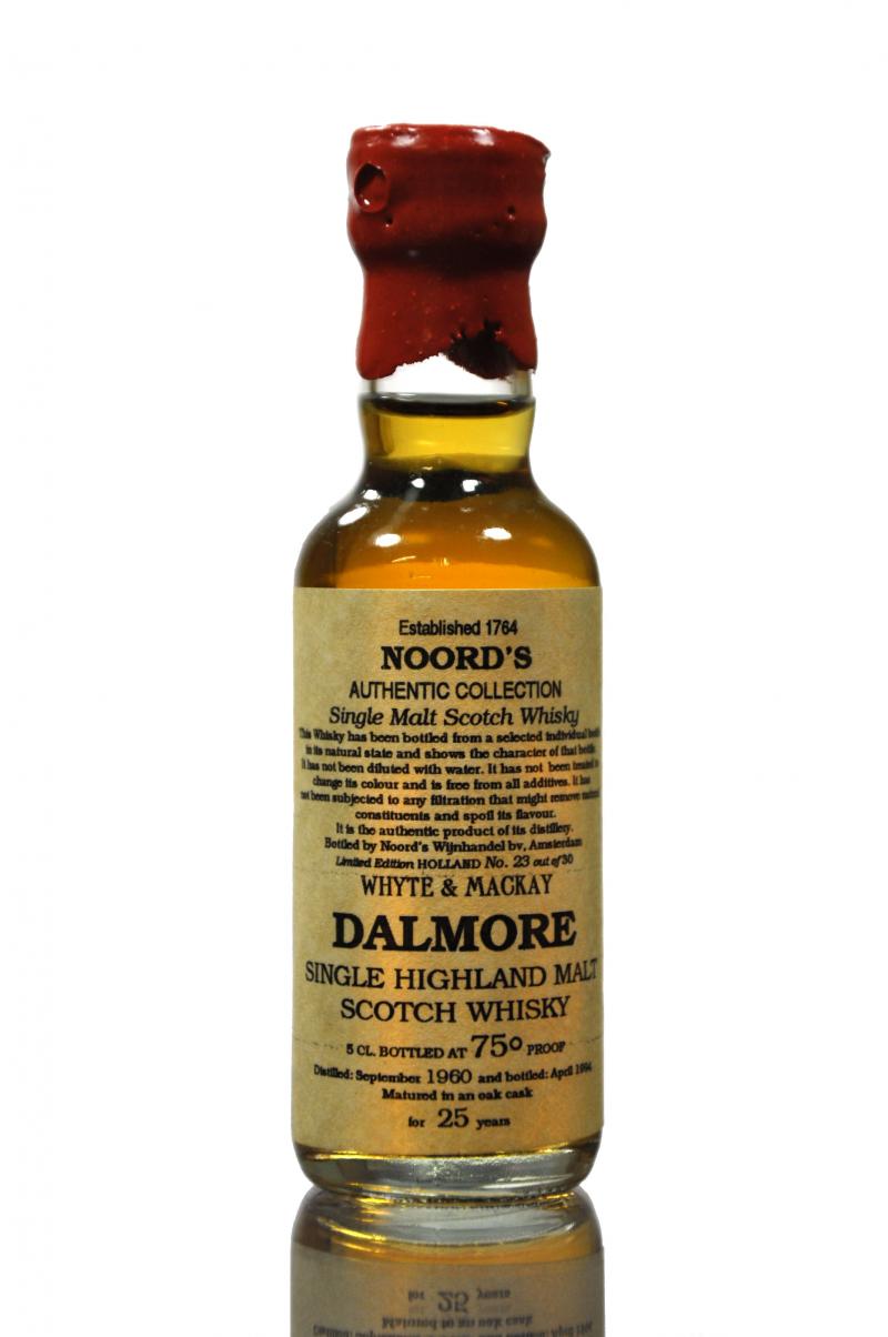 Dalmore 1960-1994 - 25 Year Old - Noords Authentic Collection - Miniature
