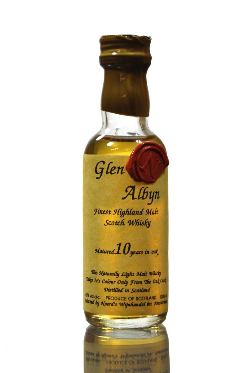 Glen Albyn 10 Year Old - Noord\'s Miniature