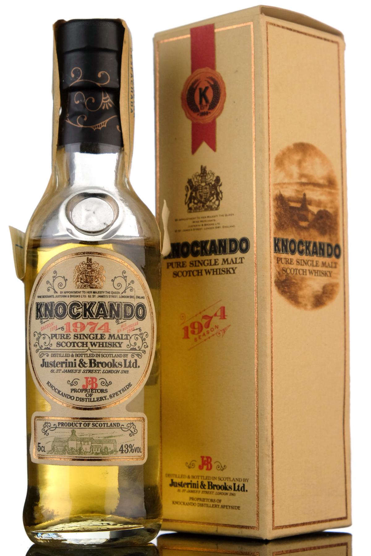 Knockando 1974-1986 Miniature