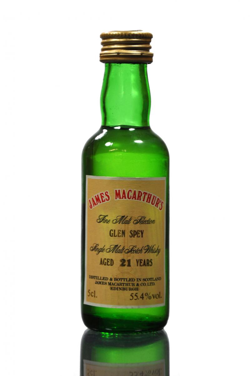 Glen Spey 21 Year Old - James MacArthurs Miniature