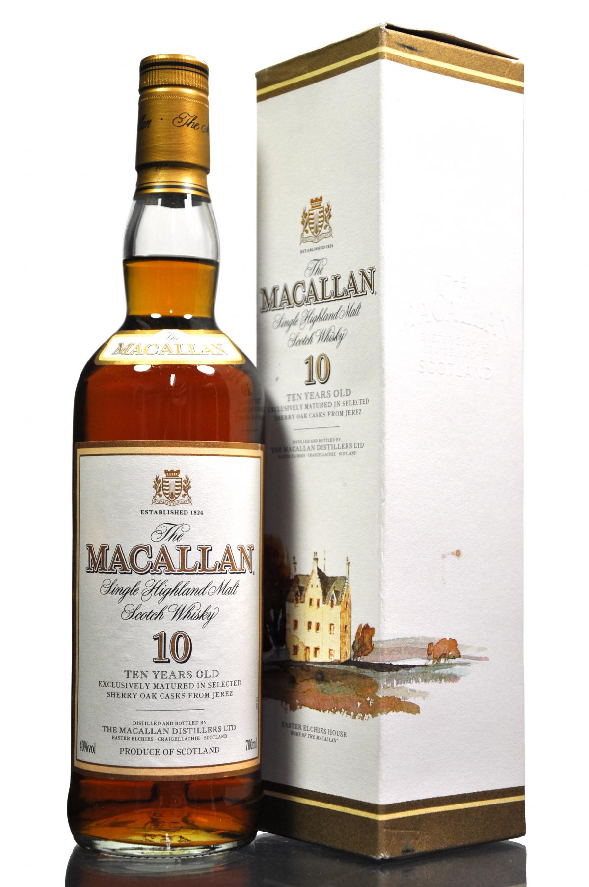 Macallan 10 Year Old - Sherry Casks - Early 2000s