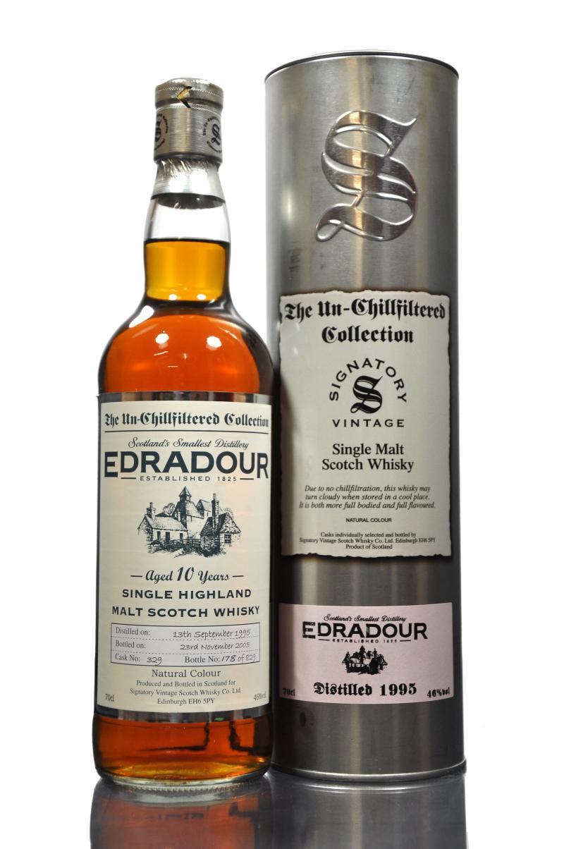 Edradour 1995-2005 - 10 Year Old - Signatory Vintage