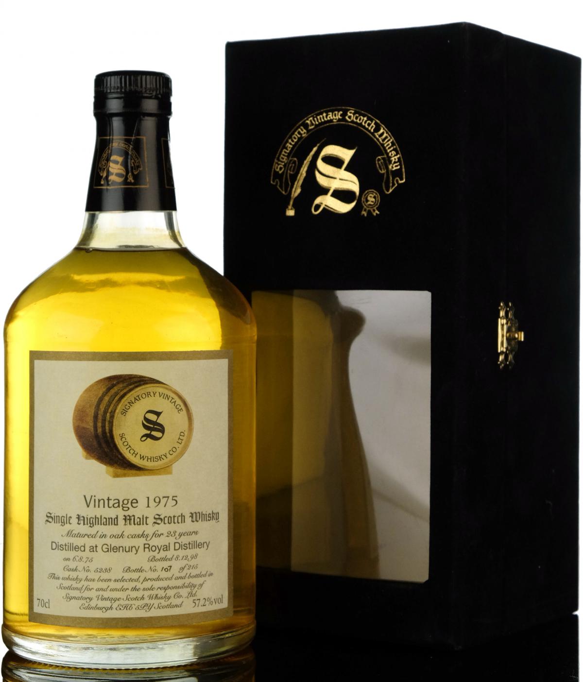Glenury Royal 1975-1998 - 23 Year Old - Signatory Vintage