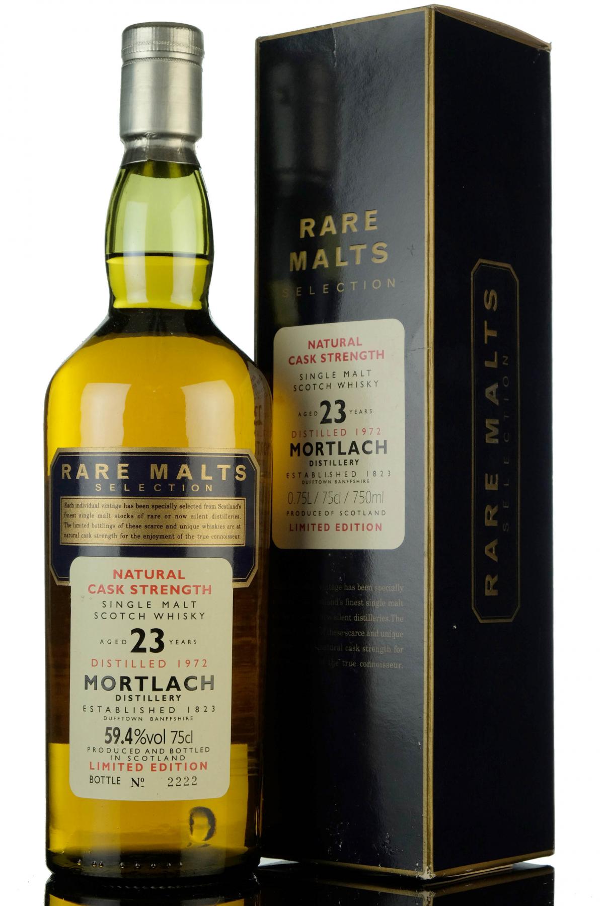 Mortlach 1972 - 23 Year Old - Rare Malts 59.4%