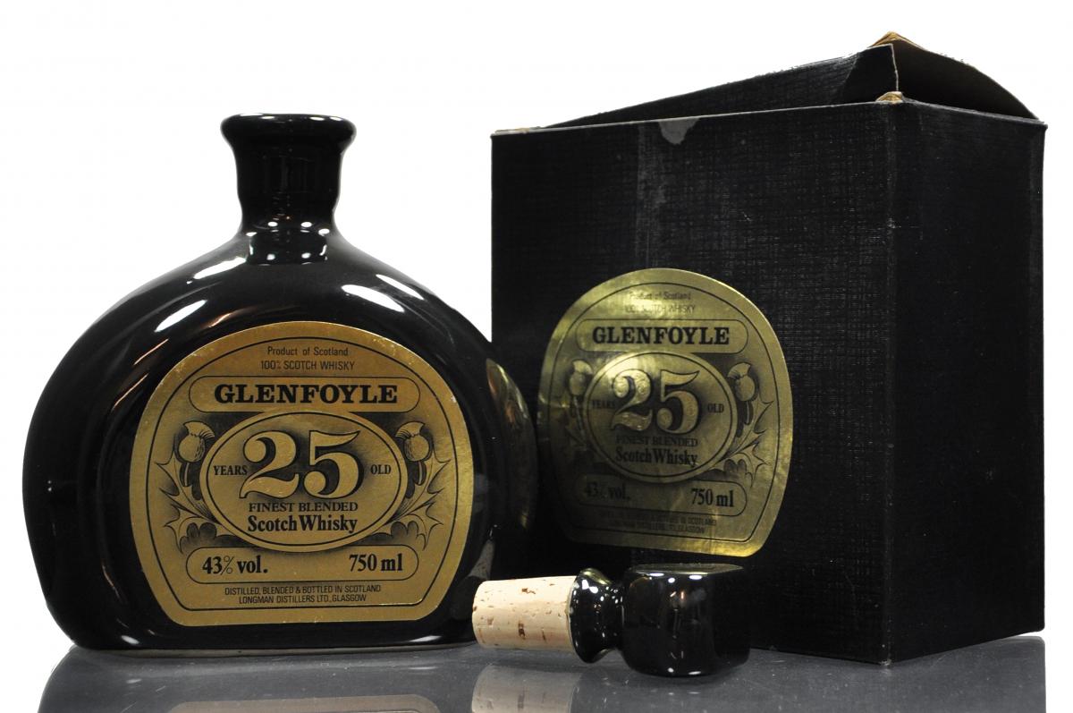 Glenfoyle 25 Year Old Ceramic - 1980s