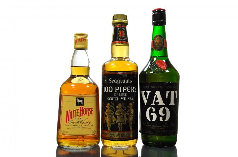 White Horse - 100 Pipers - VAT 69