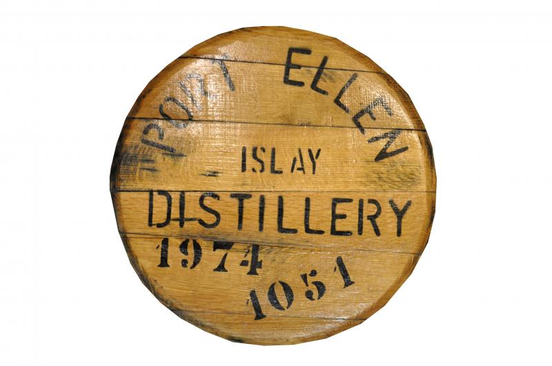 Port Ellen Branded Cask End