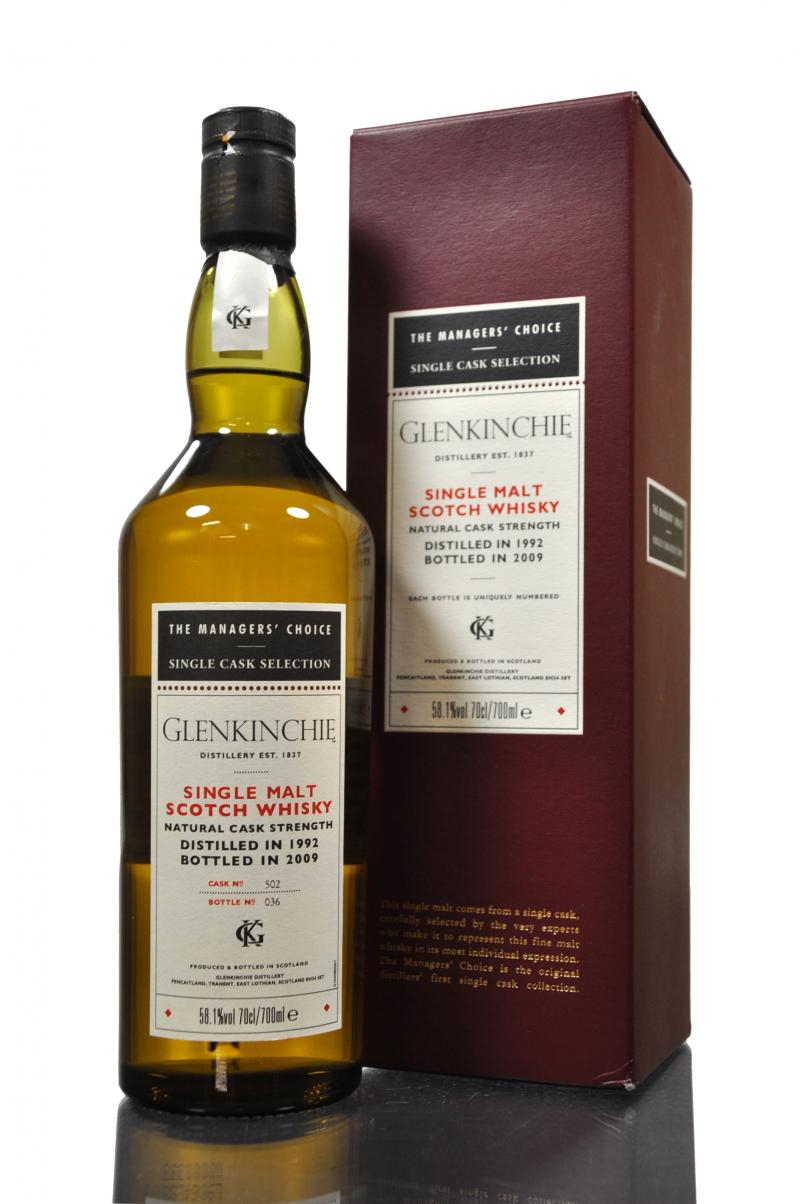 Glenkinchie 1992-2009 - Managers Choice - Single Cask 502