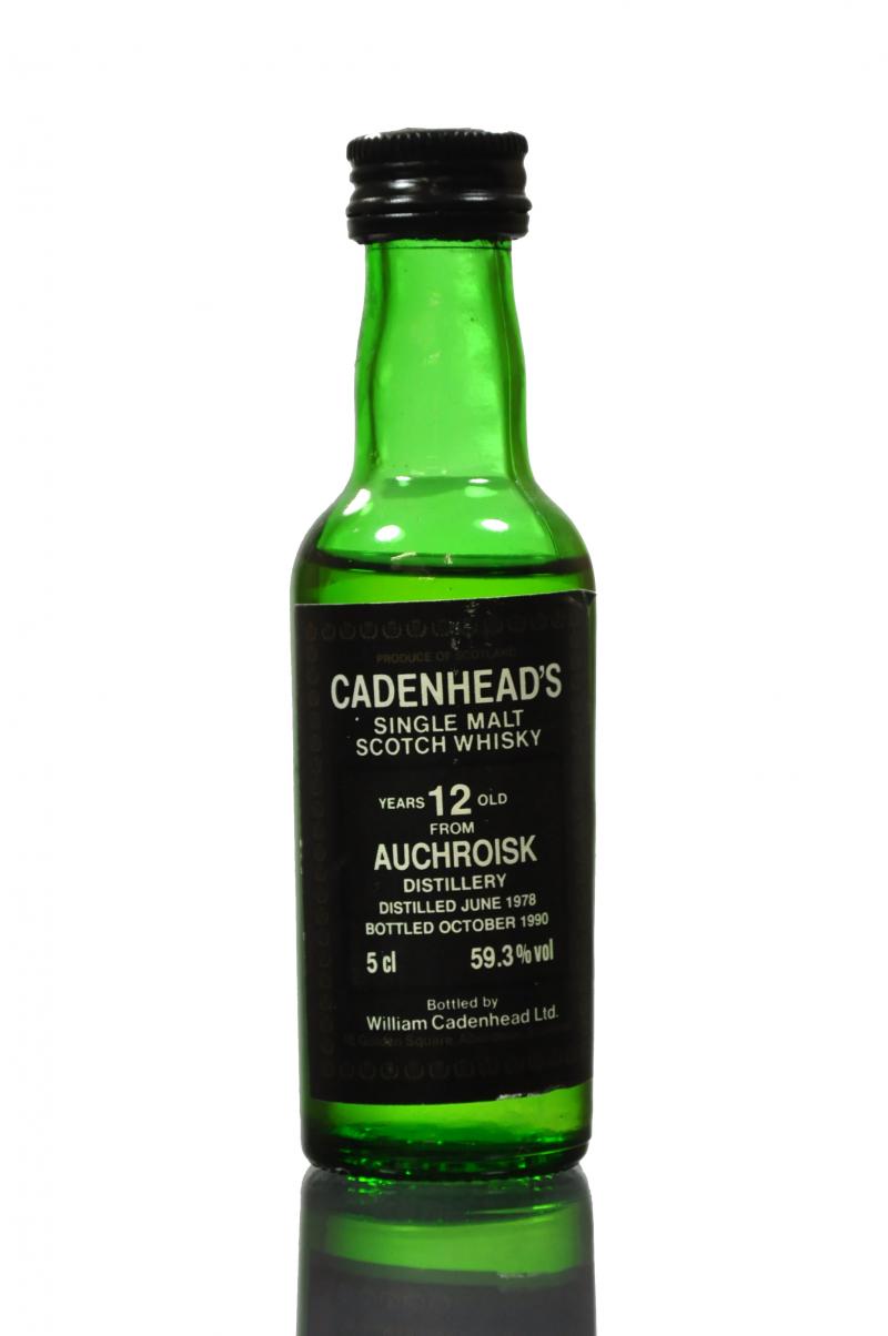 Auchroisk 1978-1990 - 12 Year Old - Cadenheads - Miniature