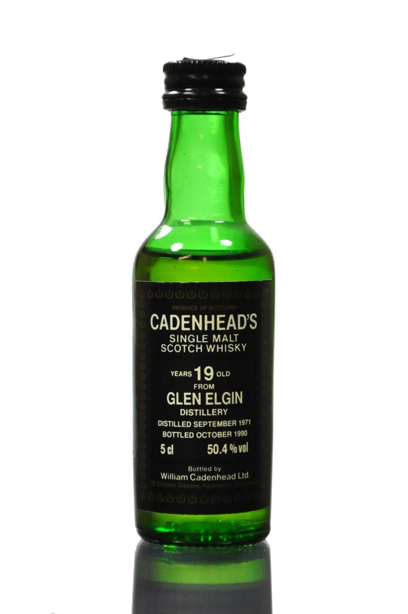 Glen Elgin 1971-1990 - 19 Year Old - Cadenheads Miniature