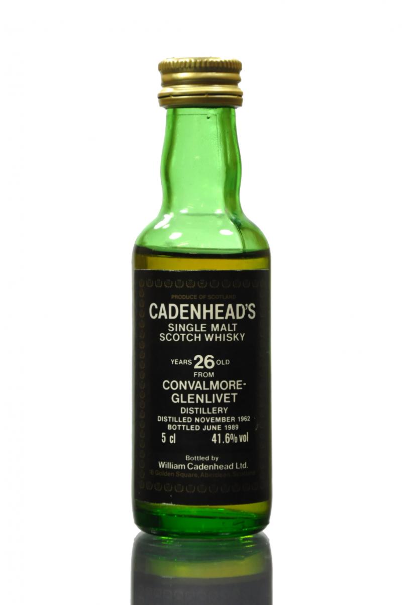 Convalmore-Glenlivet 1962-1989 - 26 Year Old - Cadenhead\'s Miniature