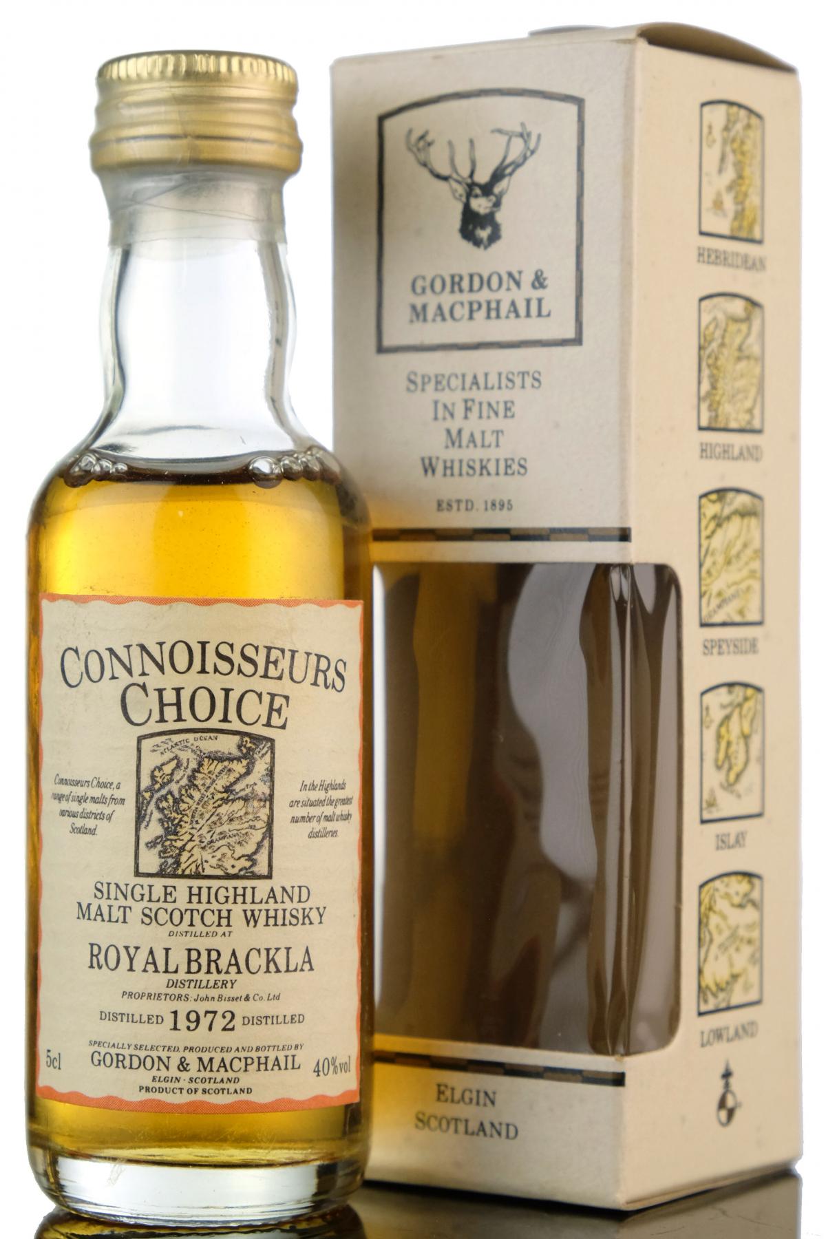 Royal Brackla 1972 - Connoisseurs Choice Miniature