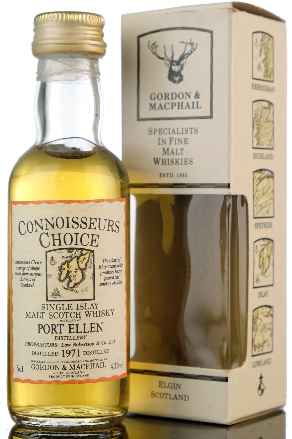 Port Ellen 1971 - Connoisseurs Choice Miniature