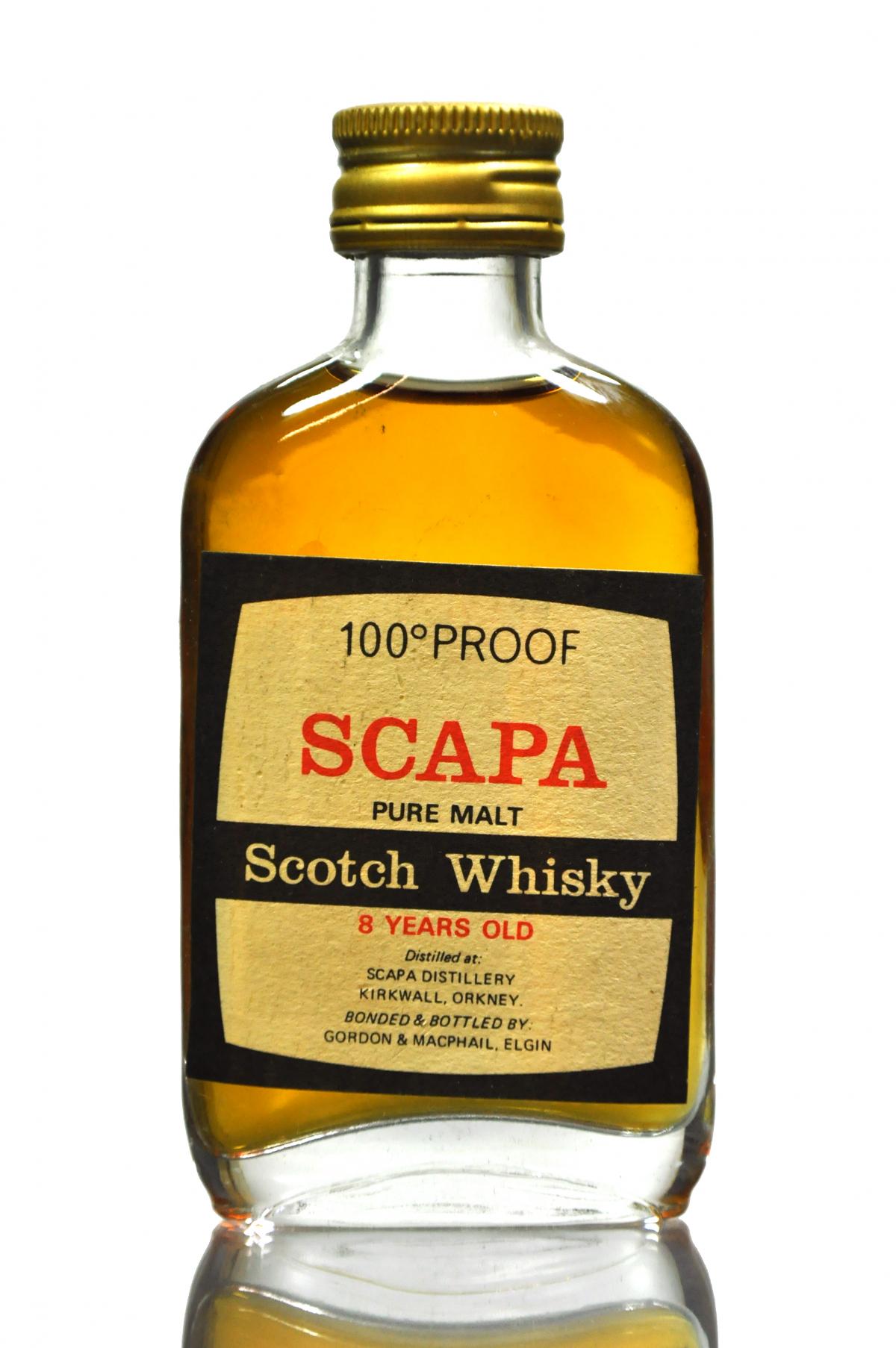 Scapa 8 Year Old - 100 Proof Gordon & MacPhail Miniature