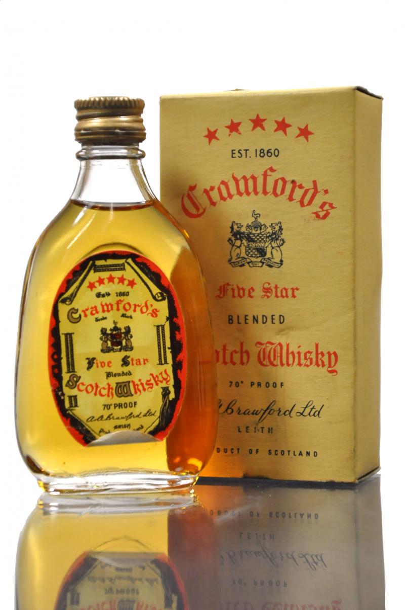 Crawford\'s 5 Star - 70 Proof Miniature