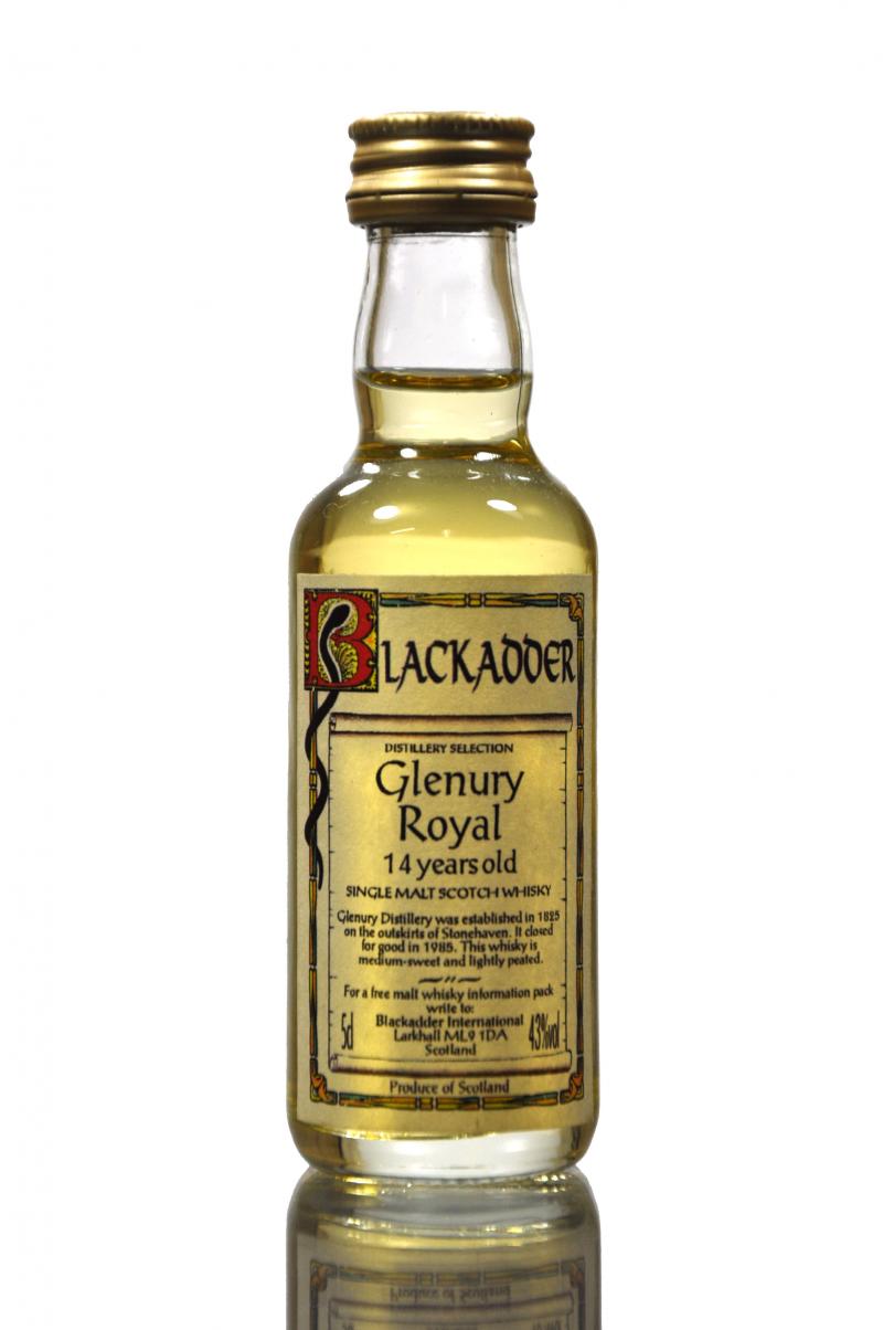 Glenury Royal 14 Year Old - Blackadder Miniature