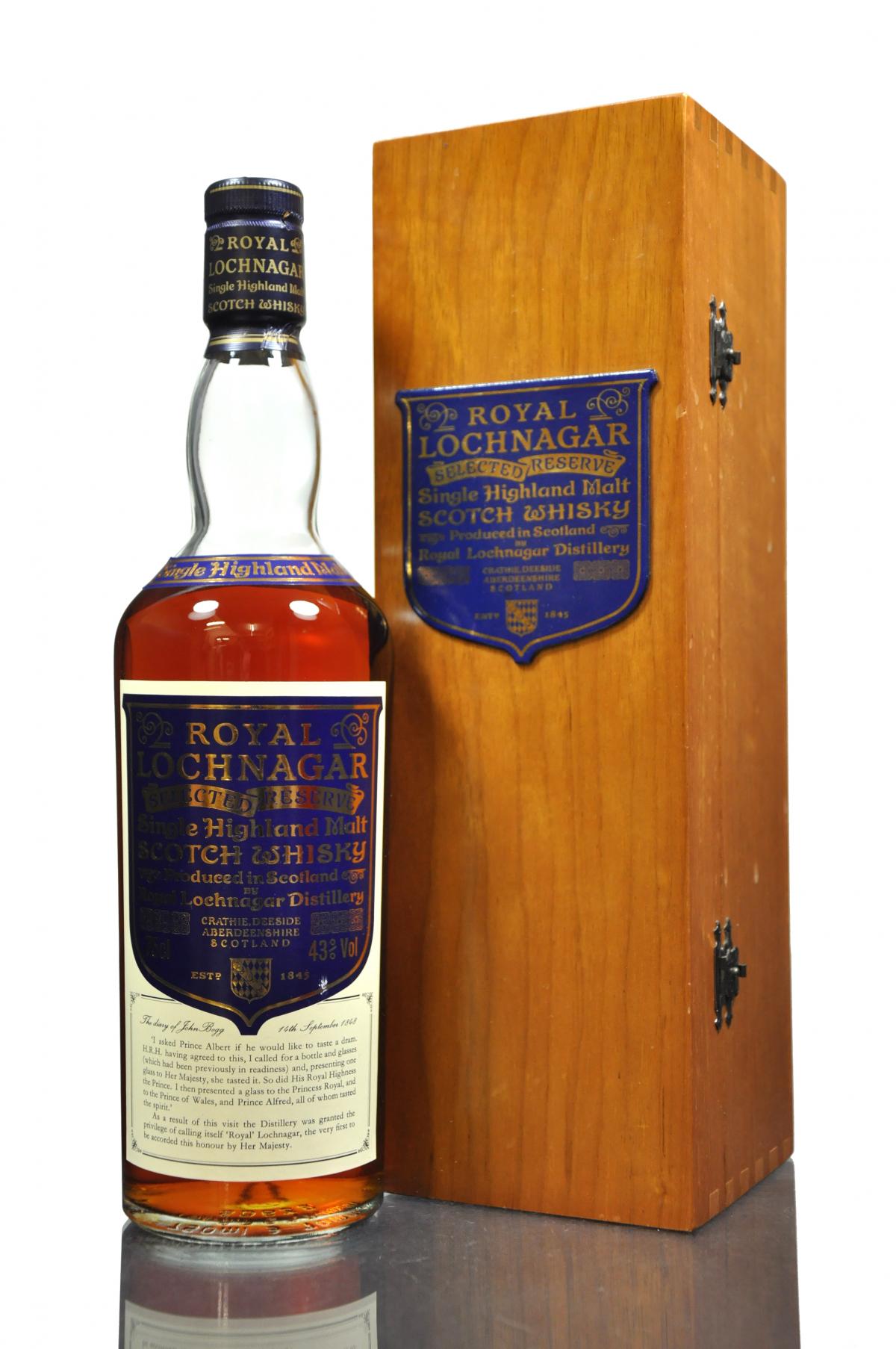 Royal Lochnagar Selected Reserve - Circa 1990