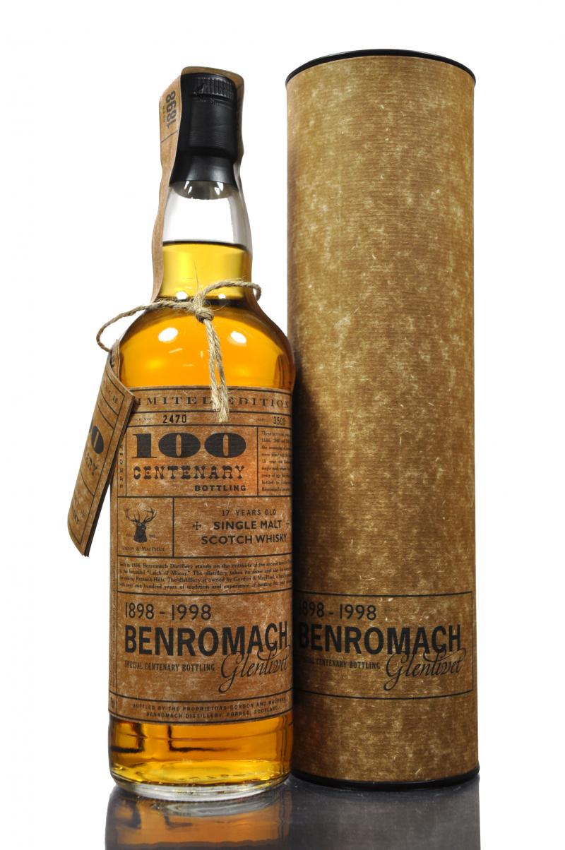 Benromach  Centenary - 1898-1998 - 17 Year Old