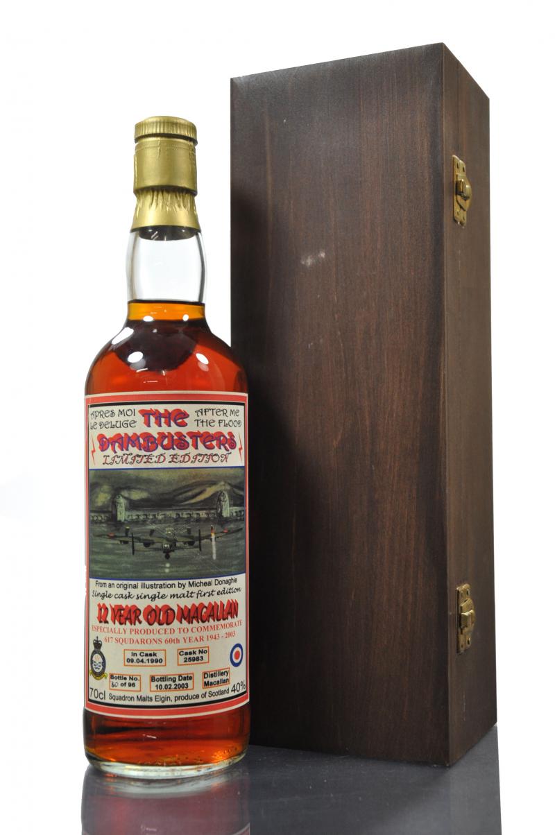 Macallan 1990-2012 - 12 Year Old - The Dambusters - Single Cask 25983
