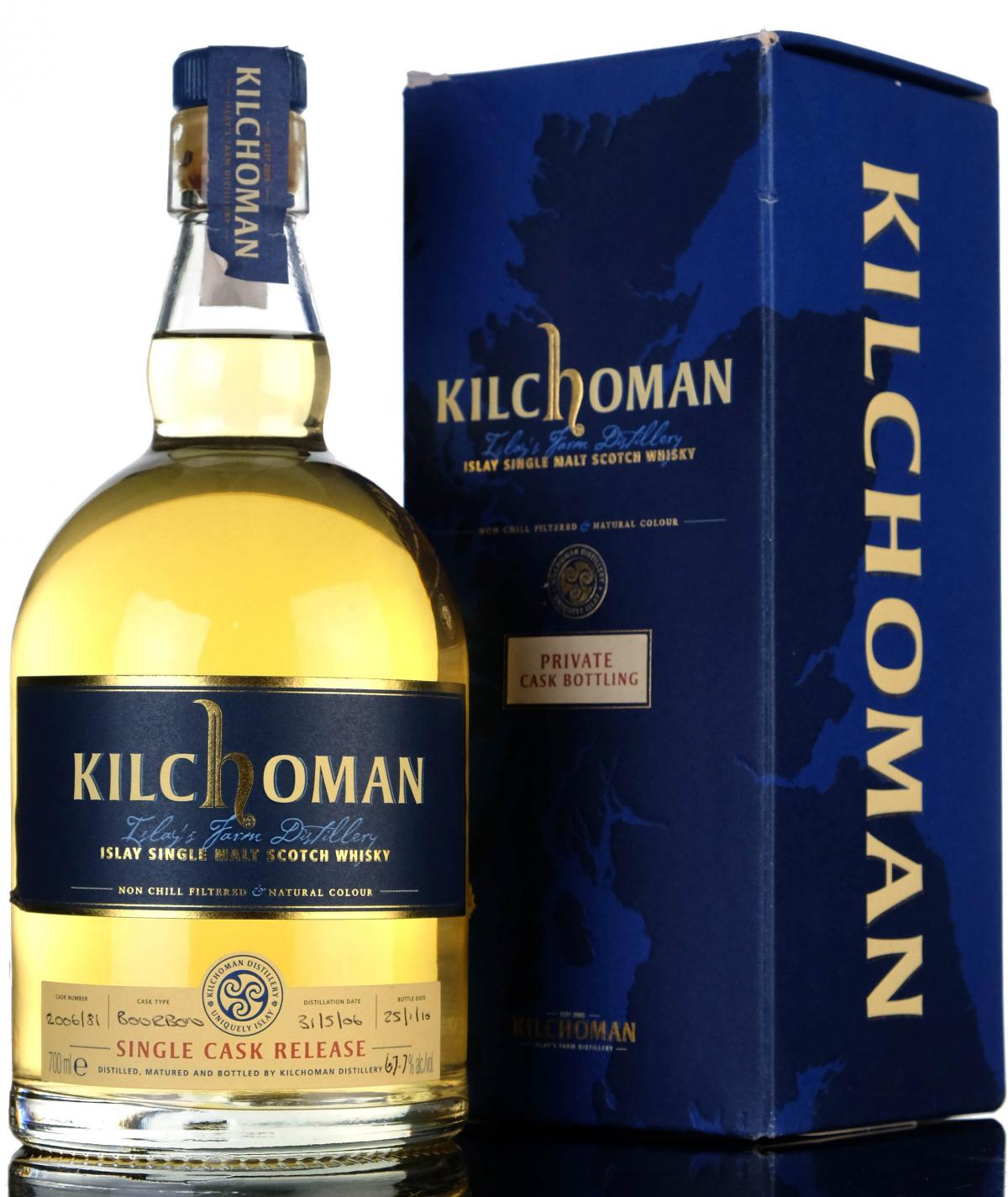 Kilchoman 2006-2010 - Private Cask Bottling
