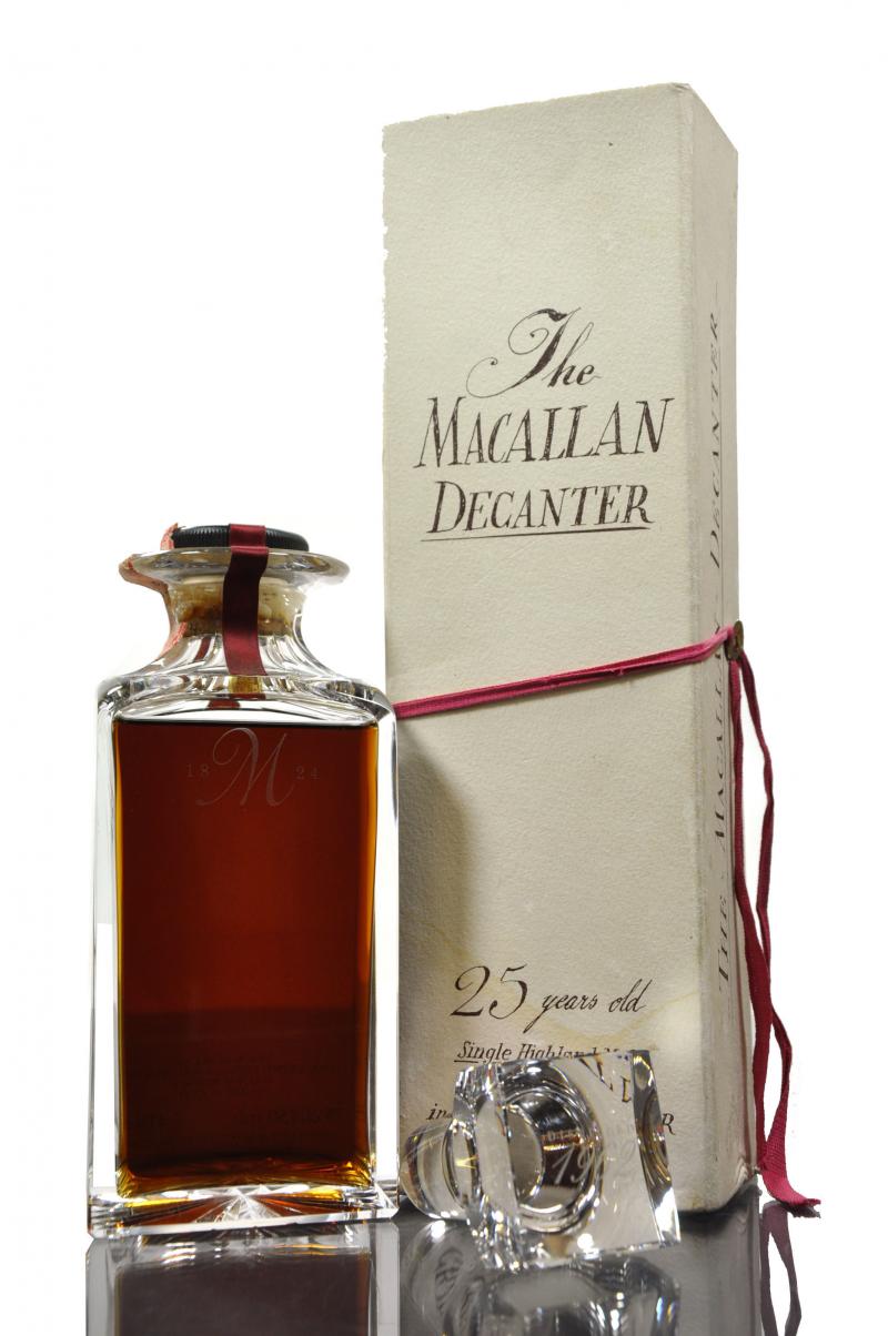 Macallan 1962 - 25 Year Old - Crystal Decanter