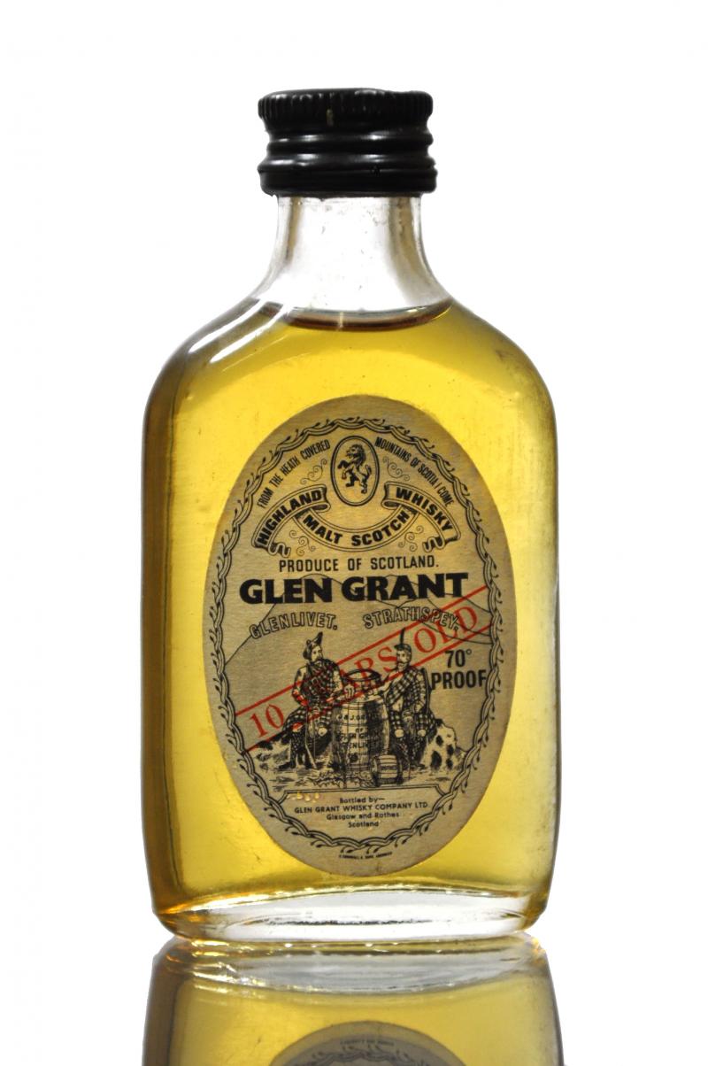 Glen Grant 10 Year Old - 100 Proof - Gordon & MacPhail Miniature