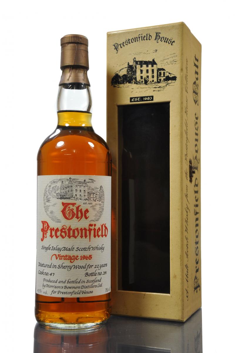 Bowmore 1965 - 22 Year Old - The Prestonfield