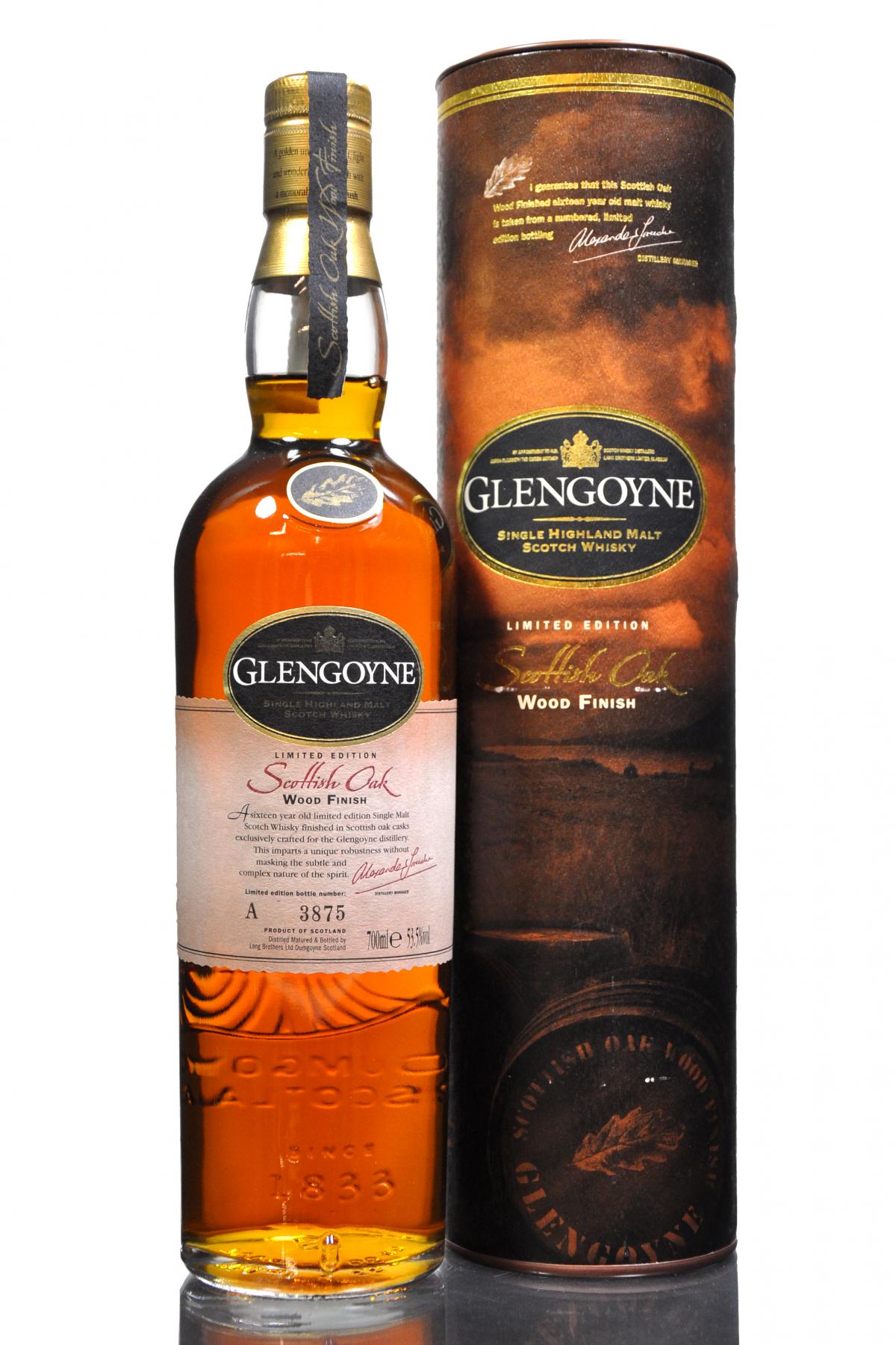 Glengoyne 15 Year Old - Scottish Oak Wood Finish